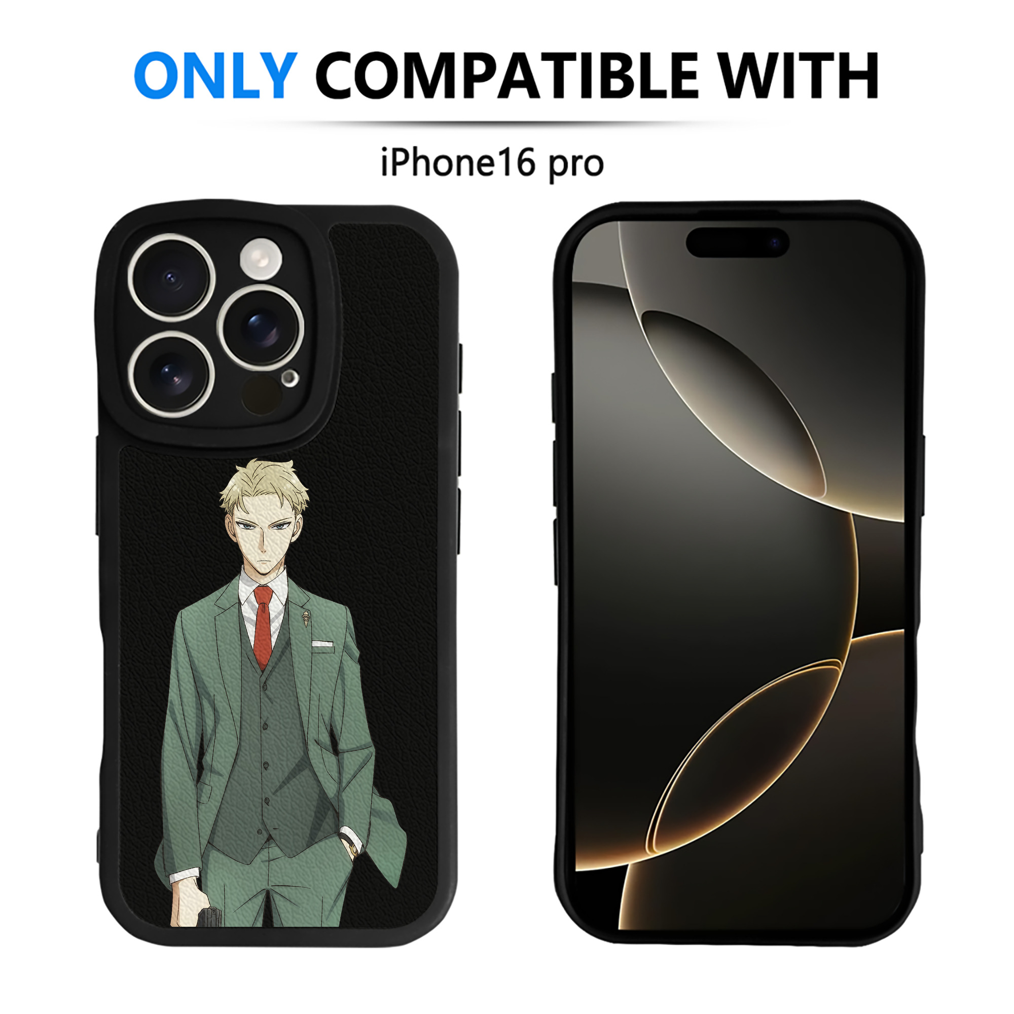 （画像用） SPY×FAMILY间谍家家酒 【iPhone 16シリーズ対応】シリコンスマホケース（レザー調） 材質：シリコン